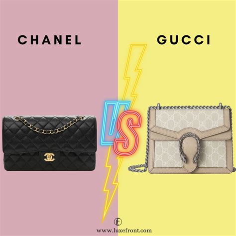 gucci vs chanel handbags|Chanel vs Gucci.